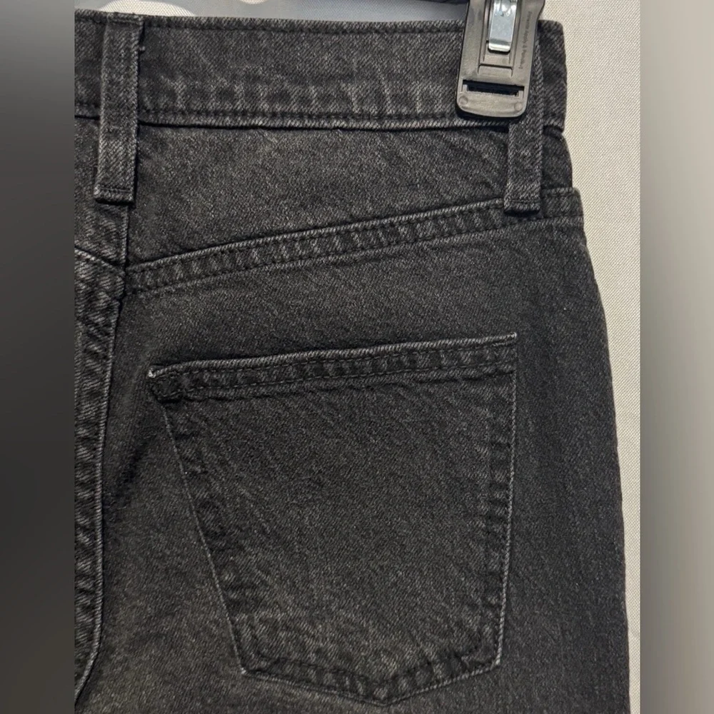 Universal Thread High Rise 90s Straight Leg Jeans Stretch Black Denim 00 R NWT - Picture 12 of 13